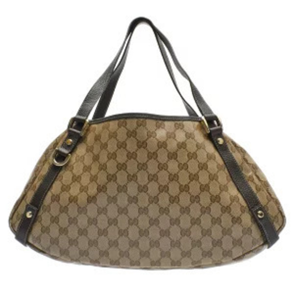 Gucci GG Crystal Beige Leather Handbag